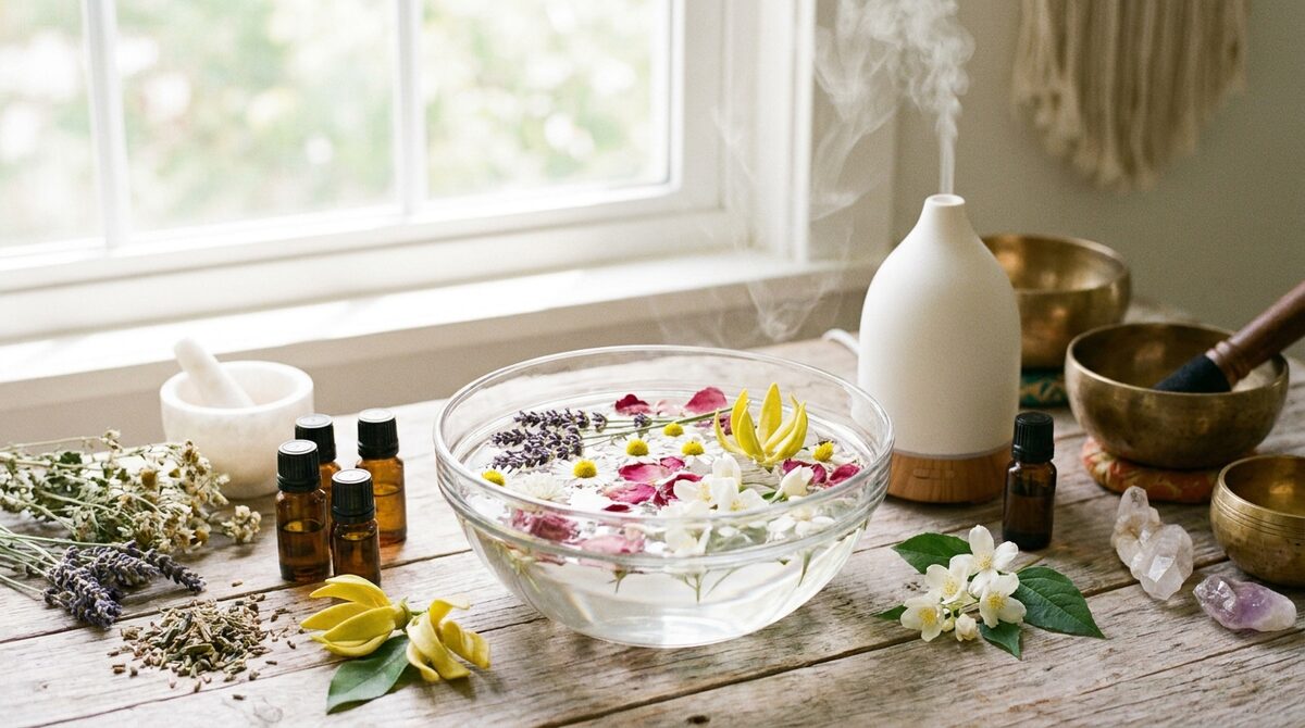 Aromathérapie — huiles essentielles