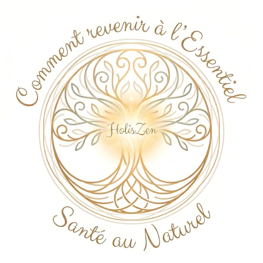 Logo Holiszen Coach — arbre de vie, symbole de la transformation holistique