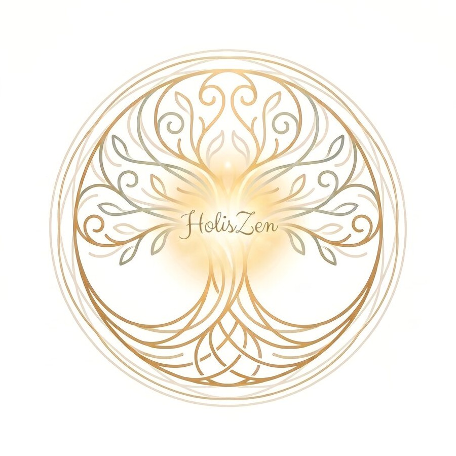 Logo HolisZen Coach — arbre de vie, symbole de l'équilibre naturel